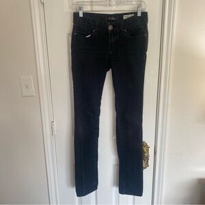 GUESS Womens Black Jeans Mid Rise Skinny Sarah Fit‎ SZ 27 Washed Black 5 pockets